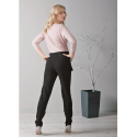 Czarne eleganckie spodnie