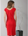 Śliczna sukienka o wyjątkowym czerwonym kolorze